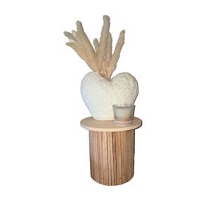 Wooden side table, small side table, wooden bedside table, mini side table, plant table,