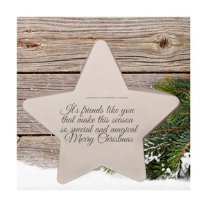 Christmas gifts, Christmas decorations, star with print, Christmas decorations, star decorations, gifts for loved ones, gifts for her