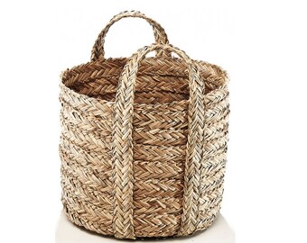 Seagrass Storage Basket Storage Basket Plant Basket Seagrass Basket Size 30*37cm