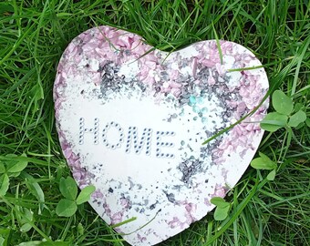 Garden decoration made of concrete - people of the heart - heart made of concrete, personalized gifts, special garden decoration, decoration for the home, decoration home