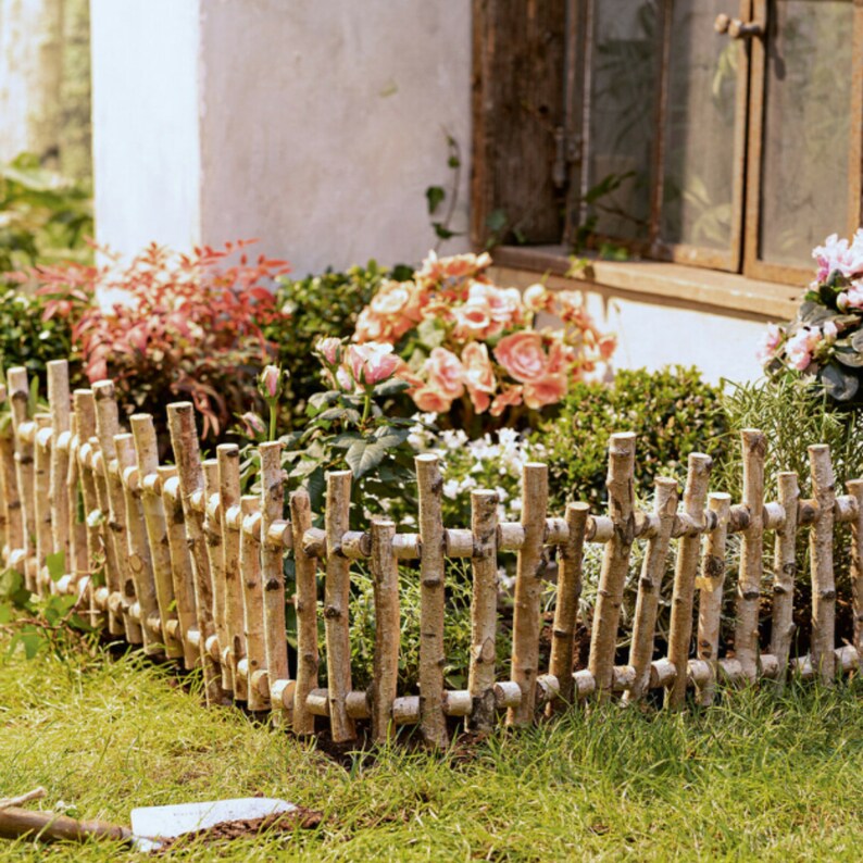 Bed Border for Garden Bed Border Wooden Bed Border Flower Etsy