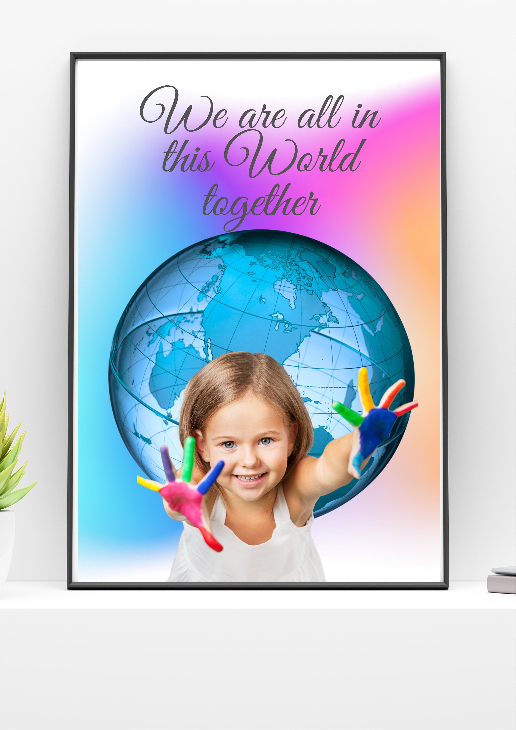 We zijn allemaal download kinderen citaat gezegden We Etsy