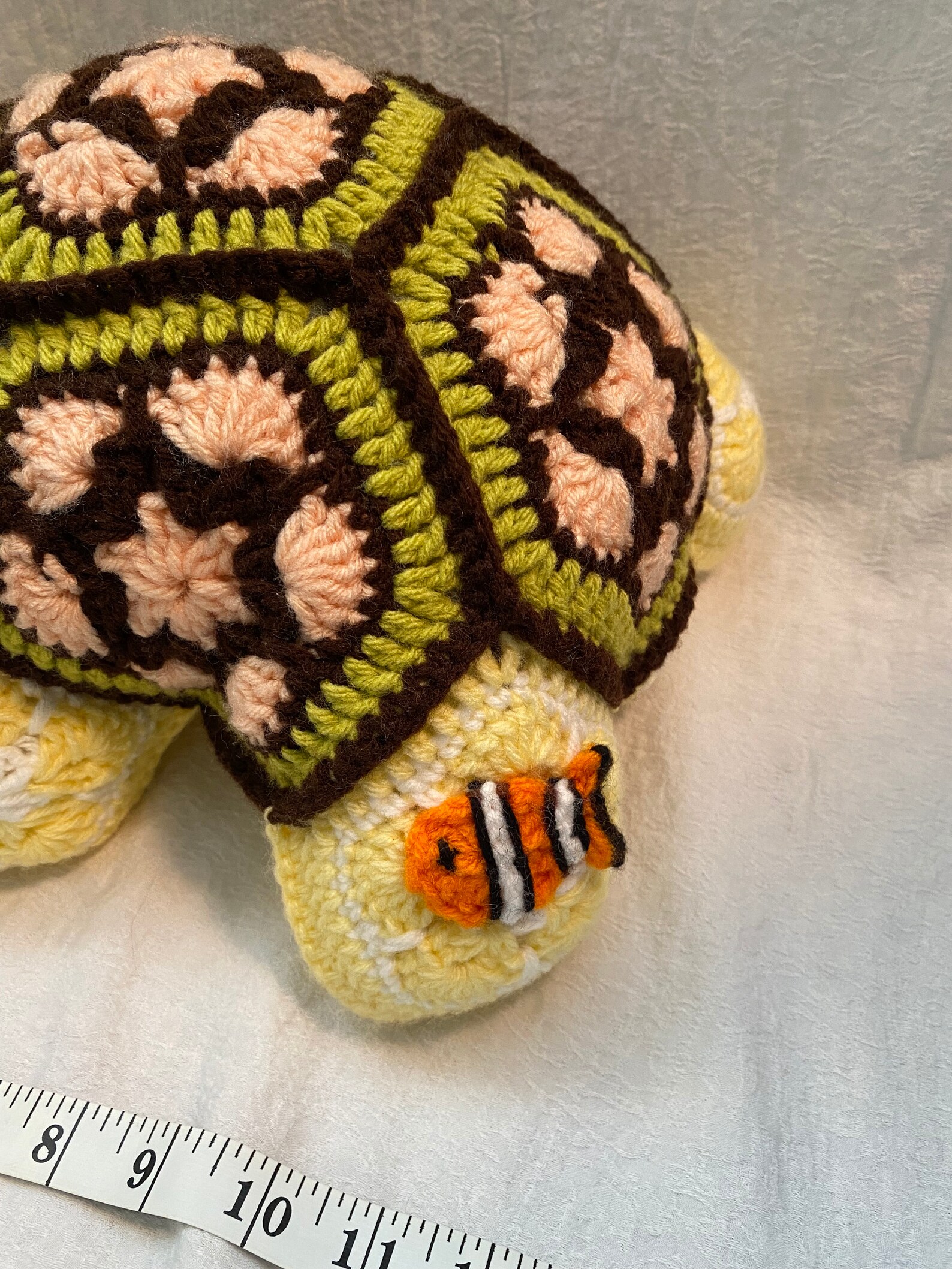 Crochet African flower turtle plush Etsy