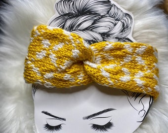 Summer Daisy Headband Knit Pattern