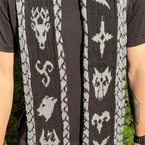 Skyrim Scarf - Knit Pattern