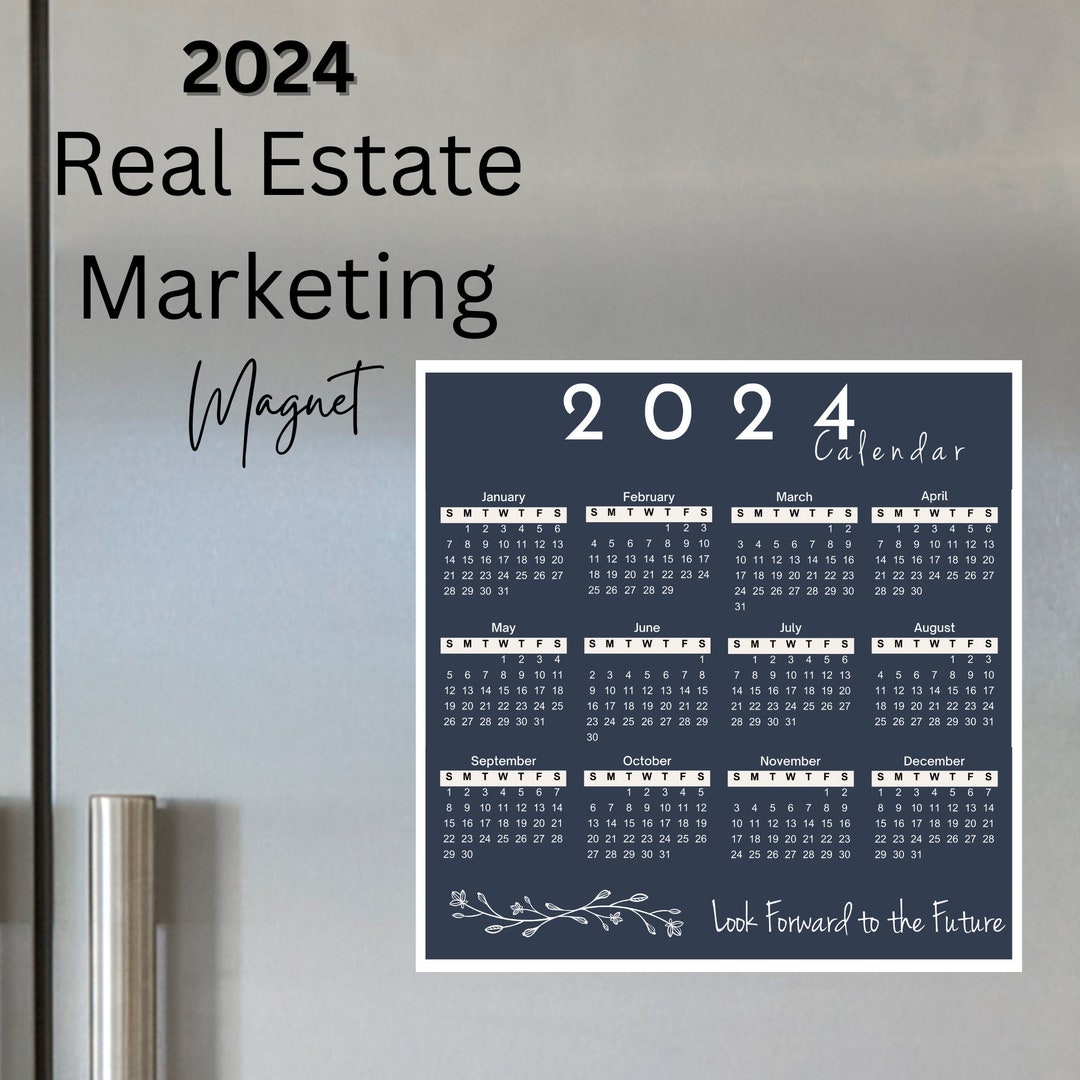 2024 Real Estate Marketing Calendar for Real Estate Etsy UK
