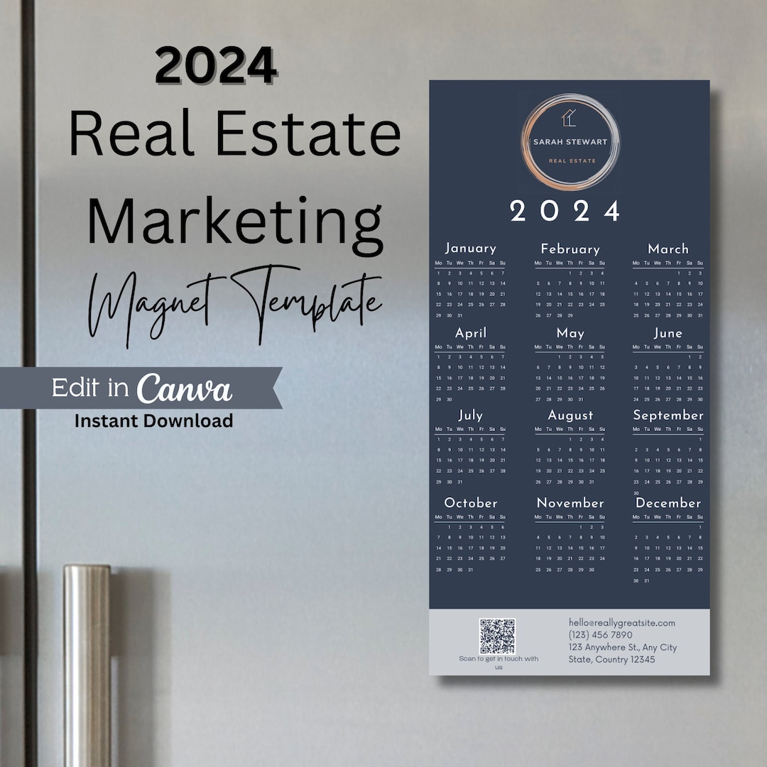 2024 Real Estate Marketing Calendar for Real Estate Agents