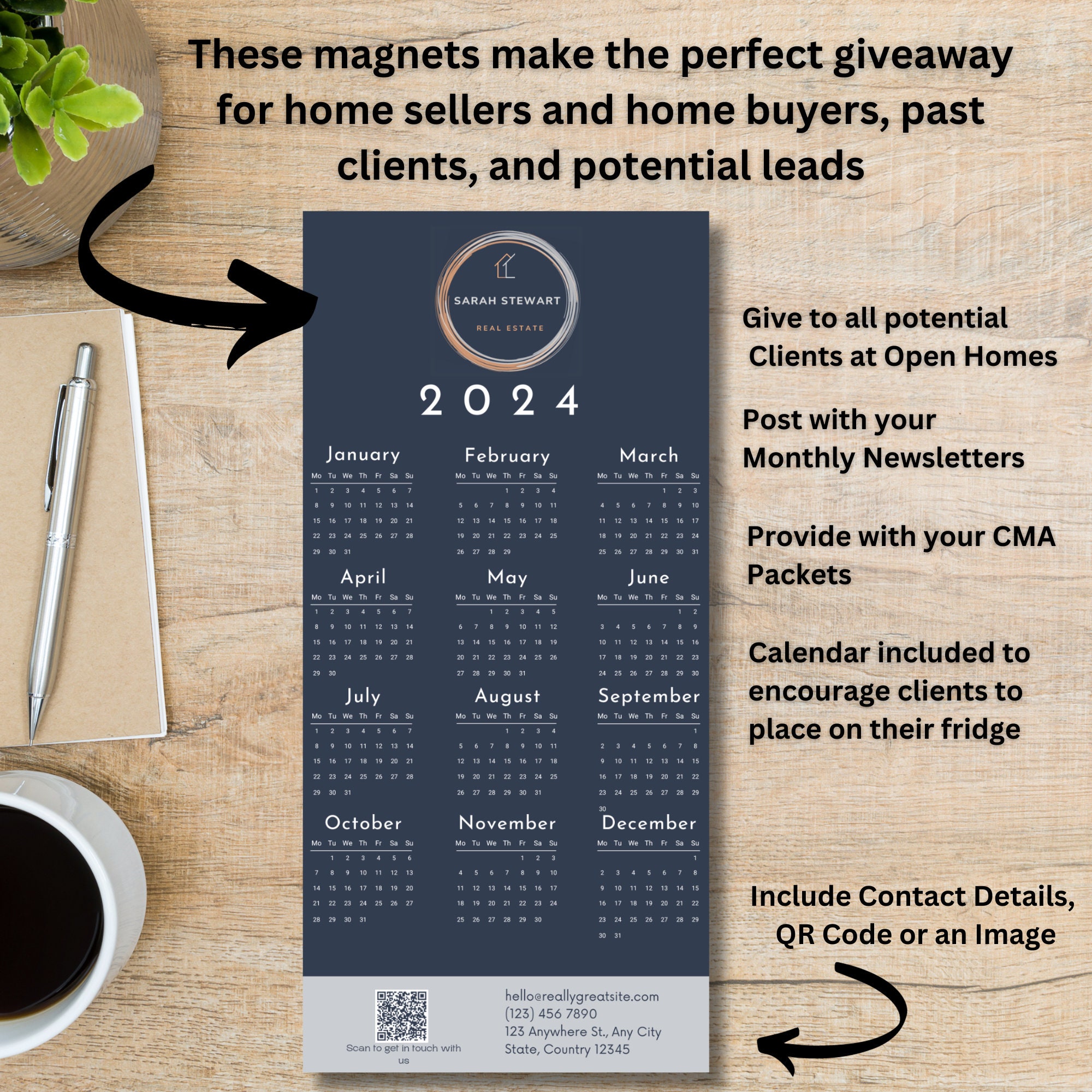 2024 Real Estate Marketing Calendar for Real Estate Agents