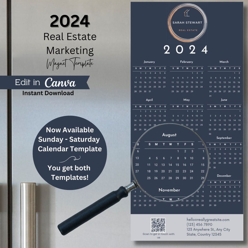 2024 Real Estate Marketing Calendar for Real Estate Agents