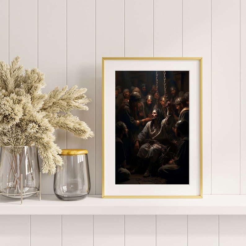 Give Me Jesus Christ Crucified Upside Down Cross Crown of Thorns Born Again Daughter of God