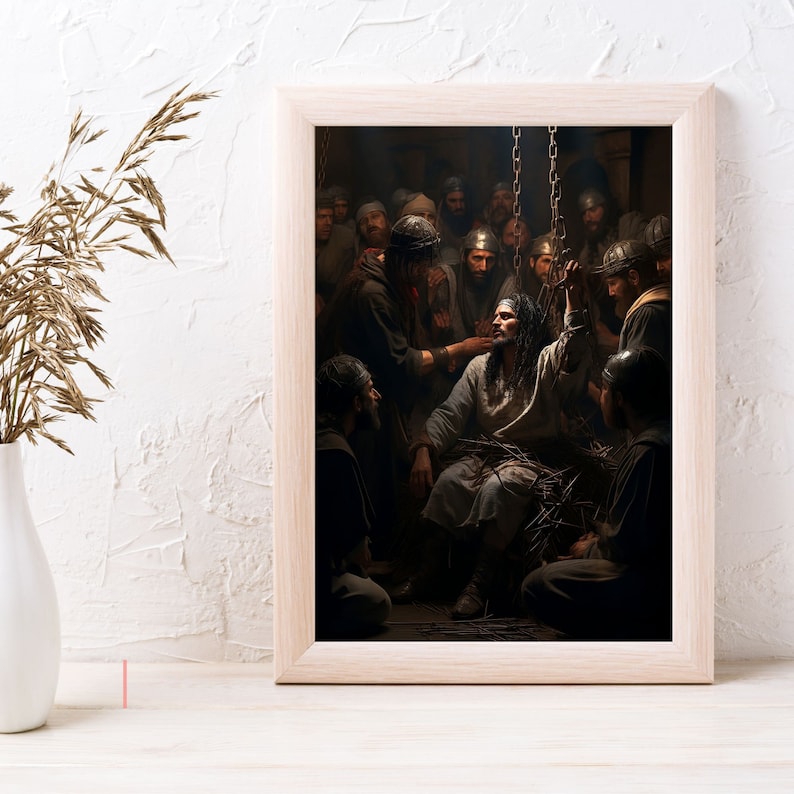 Give Me Jesus Christ Crucified Upside Down Cross Crown of Thorns Born Again Daughter of God