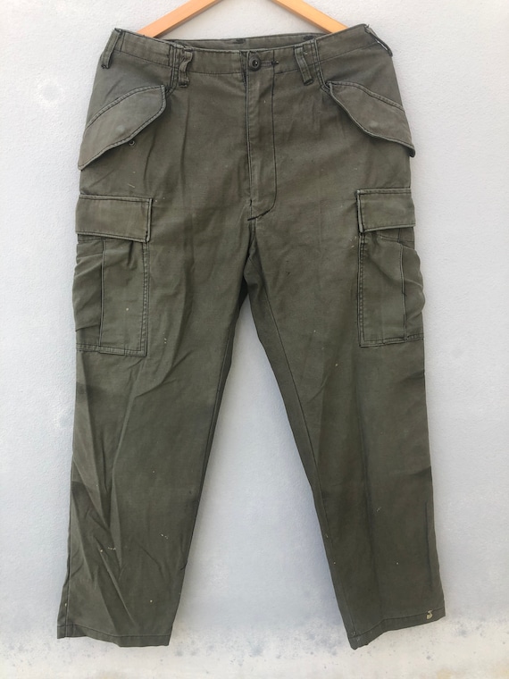 Vintage M65 Army Military Cargo Utility Pants / Vinta… - Gem