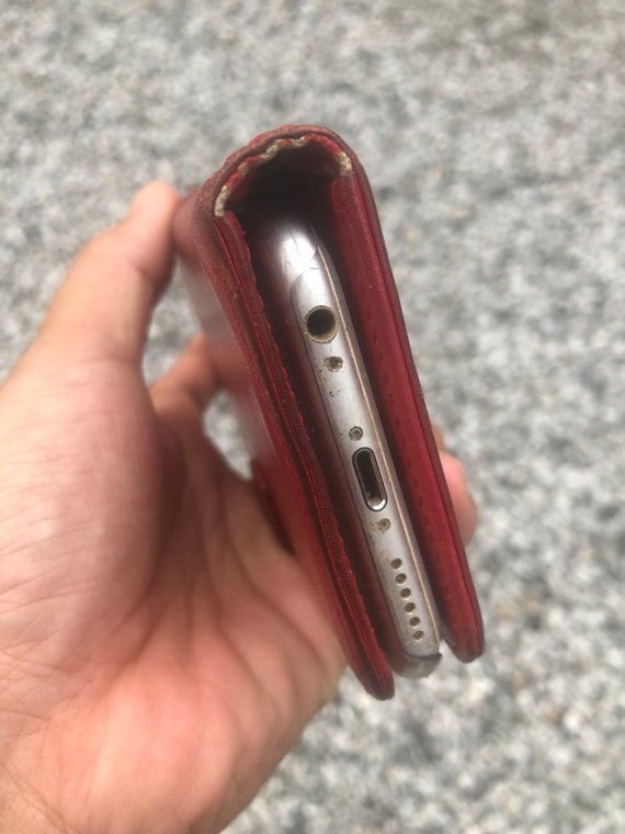 Vintage Vivienne Westwood iPhone Case / Genuine Leather