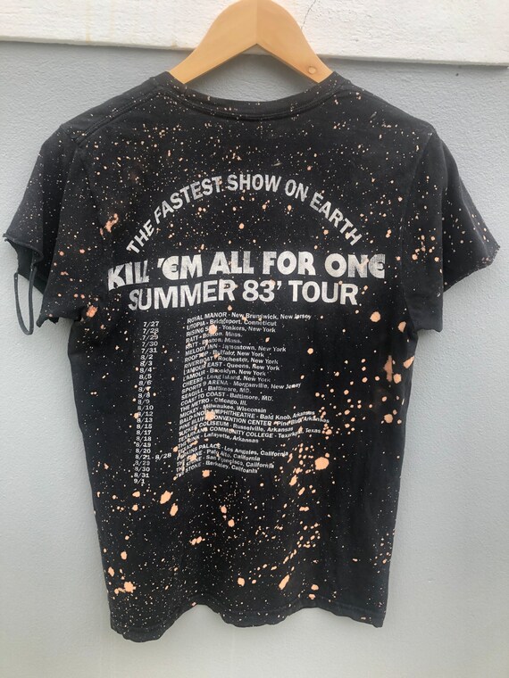 T-shirt Metallica Kill 'Em All 100% Coton - Création Artisanale, Tailles S à XXL