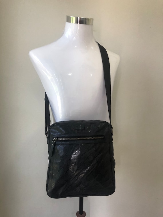Authentic Gucci Gg Coated Imprime Crossbody Bag - image 2
