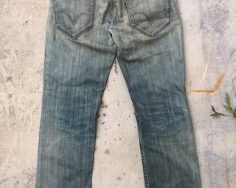 Vintage Levi 560 Denim Jeans ORANGE TAB 42x32 