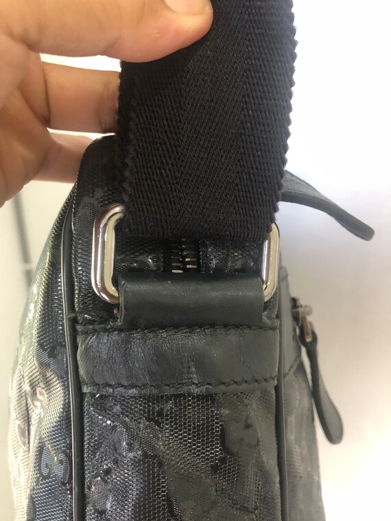 Authentic Gucci Gg Coated Imprime Crossbody Bag - image 9
