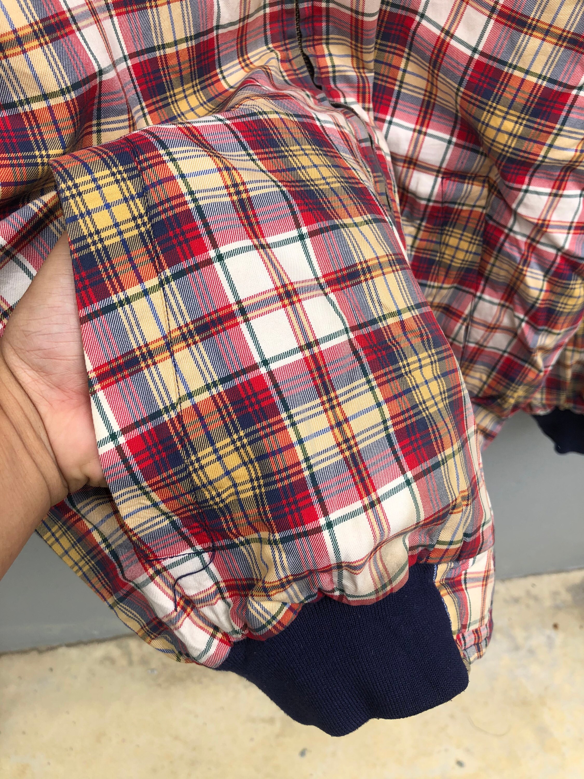 Lyle Scott Reversible Bomber Jacket size L Etsy Canada