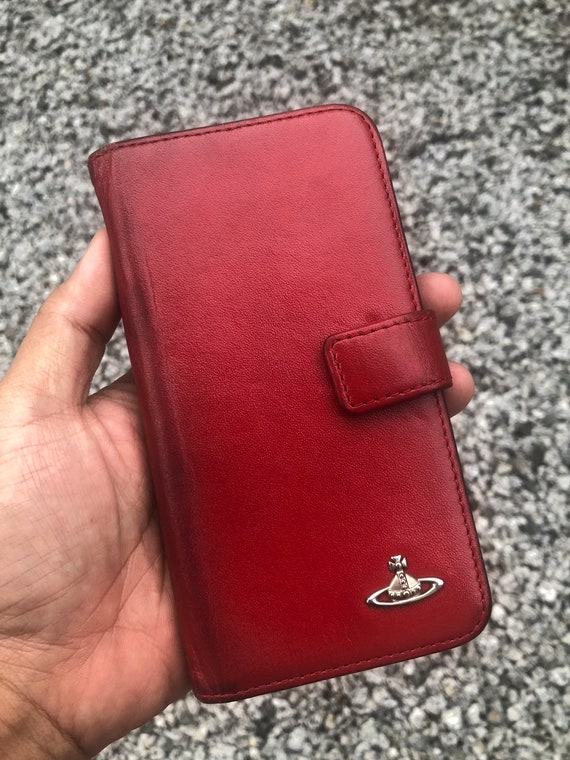 Vintage Vivienne Westwood iPhone Case / Genuine Leather / Fragment