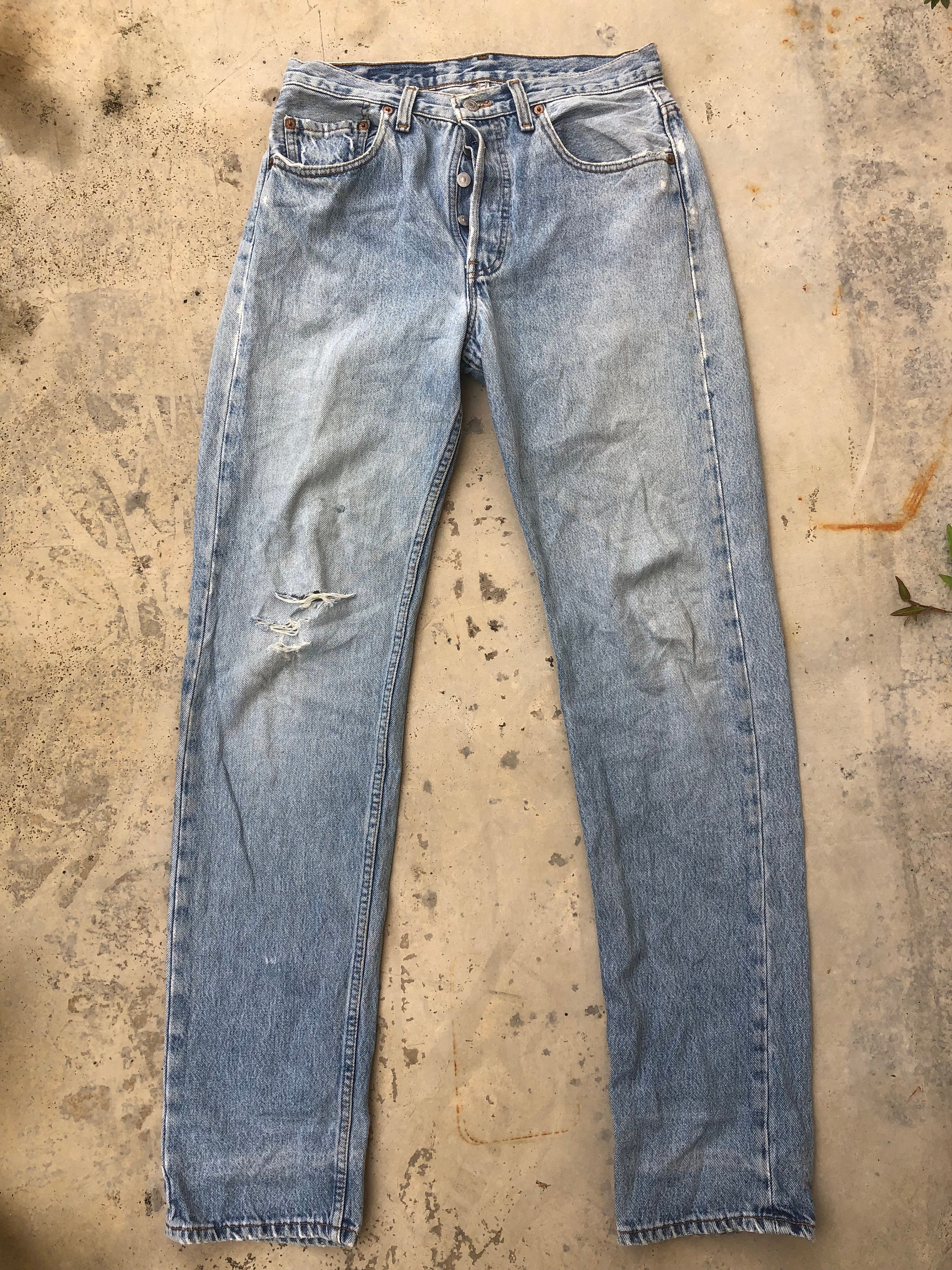 Levi's 501 Vintage Jeans W30 - Etsy Levi's 501 Vintage Jeans W30 - Etsy