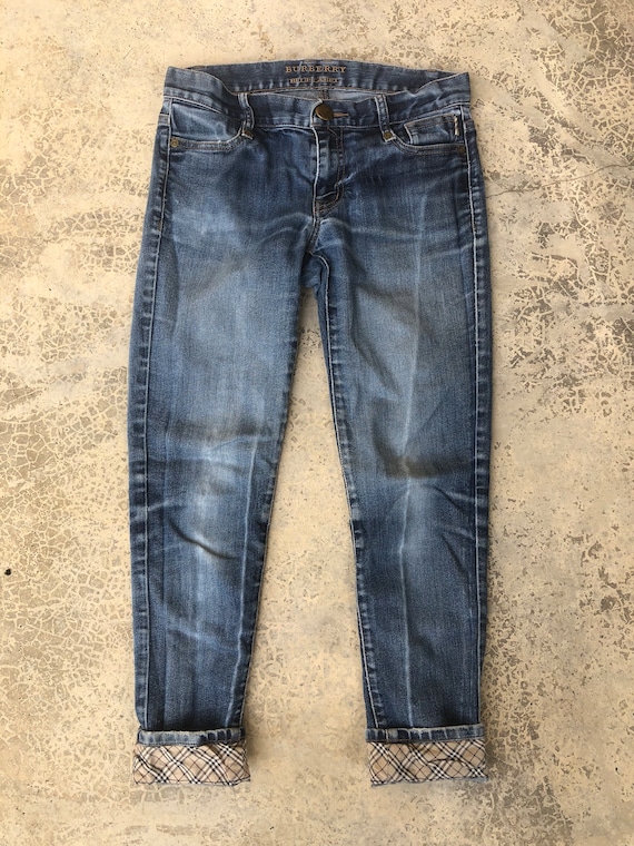 Authentic Burberry London Blue Label Skinny Jeans (W28) - Etsy Authentic Burberry London Blue Label Skinny Jeans (W28) - Etsy
