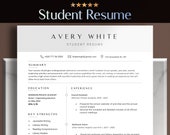 High School Student Resume With No Work Experience Template | Resume for College Student With No Experience | Resume Template Google Docs