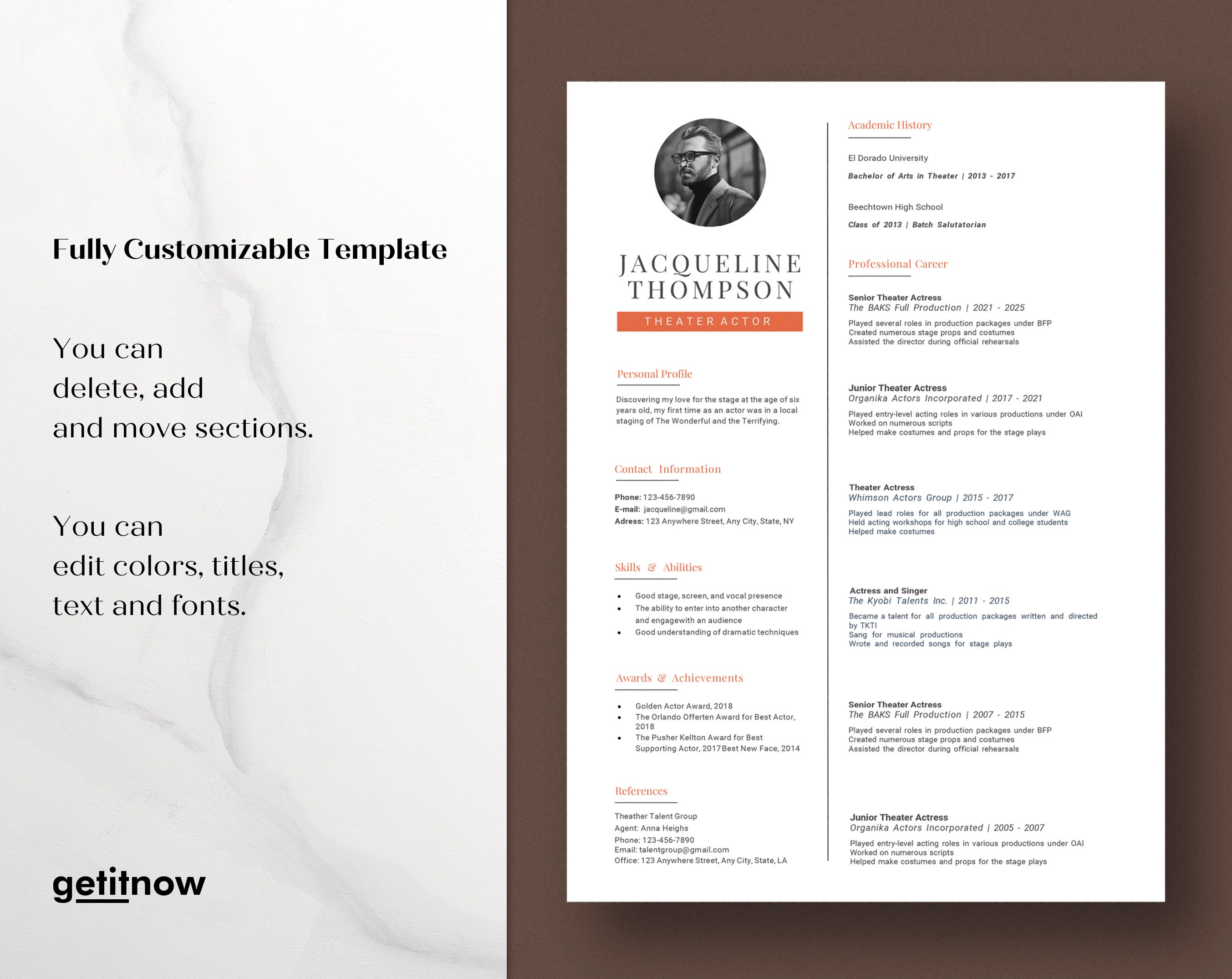 Theatre Resume Template Google Docs Theatre Actor Resume Technical