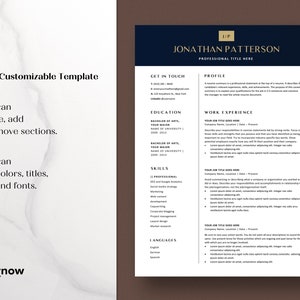 Modern Executive Resume Template 2025 | CEO Resume Template for Word ...