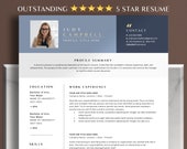 Teacher Resume Template, Best Resume Format for Word, Stand Out Resume, Blue Grey Resume, Simple Cv Template Download,Modern Cover Letter