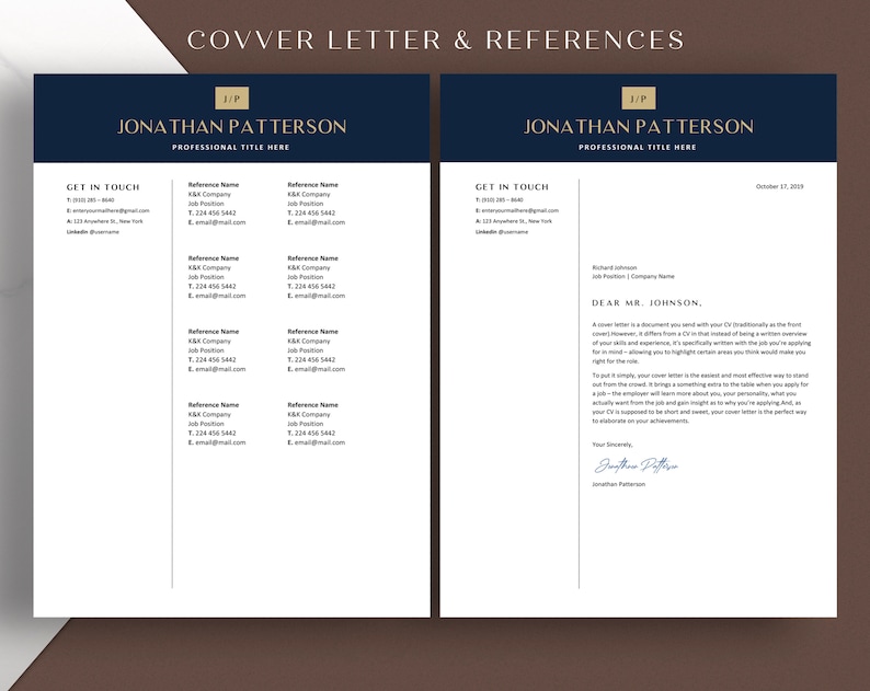 Modern Executive Resume Template 2025 | CEO Resume Template for Word ...