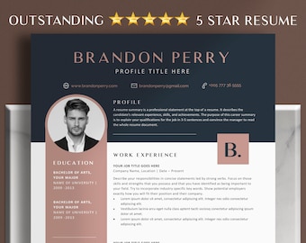 Project Manager Resume Template Word & Google Docs | Creative Operations Director Resume, Administrator Resume, Marketing, Sales Cv Template