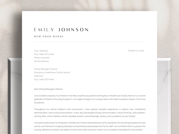 Nursing student cover letter best sale