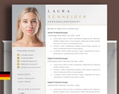 Bewerbungsvorlagen, Lebenslauf Vorlage Deutsch, Bewerbung Vorlage Word und Pages, Bewerbungsvorlage, Curriculum Vitae Template, Deckblatt