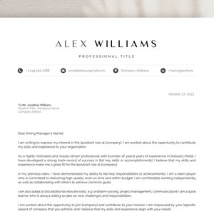 Modelli di lettere di accompagnamento professionali per domande di lavoro / Disegni di lettere di accompagnamento curriculum personalizzabili