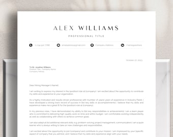 cover letter for graduate template Professional Cover Letter Templates for Job Applications | Customizable Resume Cover Letter Designs