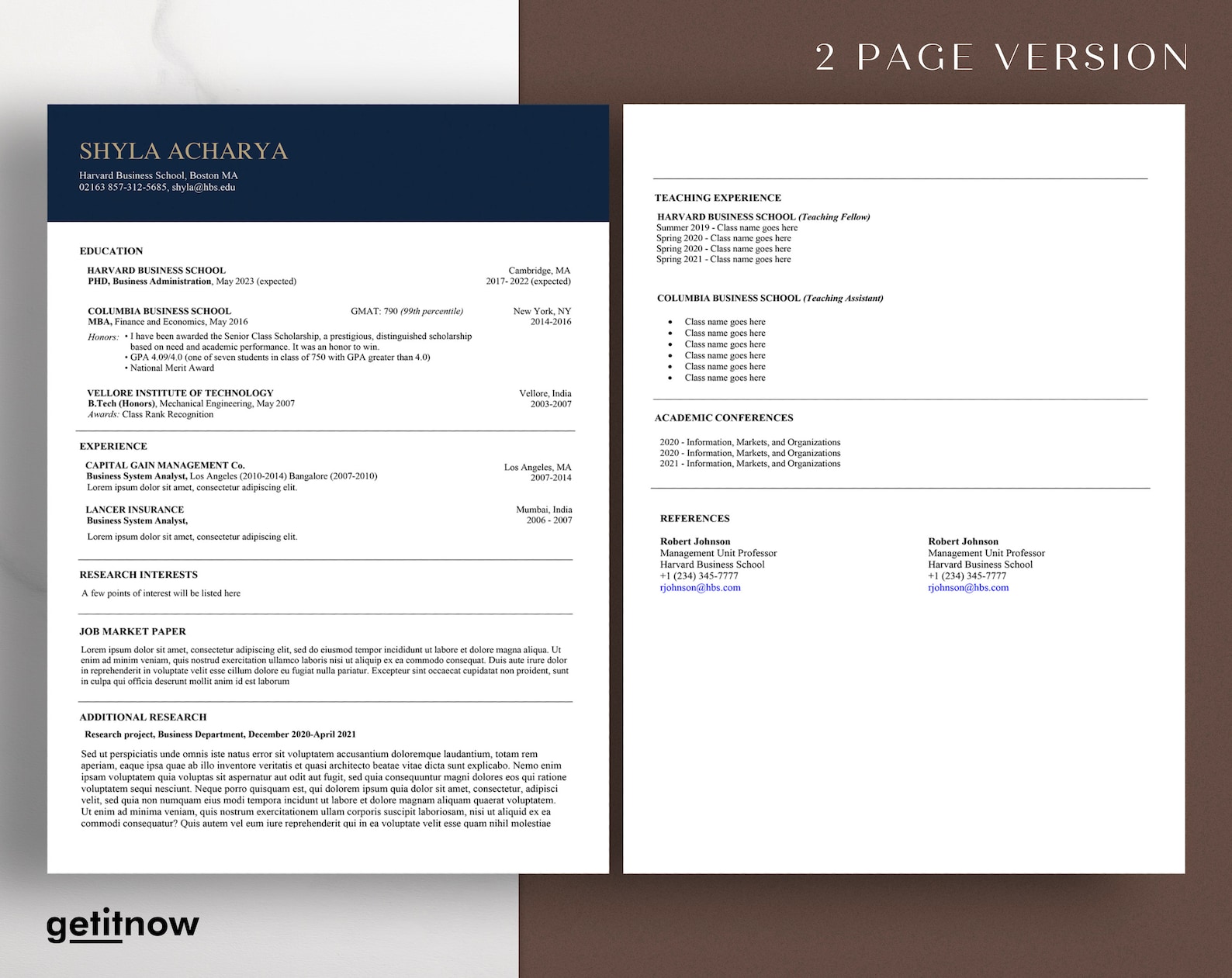 Harvard Resume Template Word amp - Il 1588xN.3674185468 4vcl 