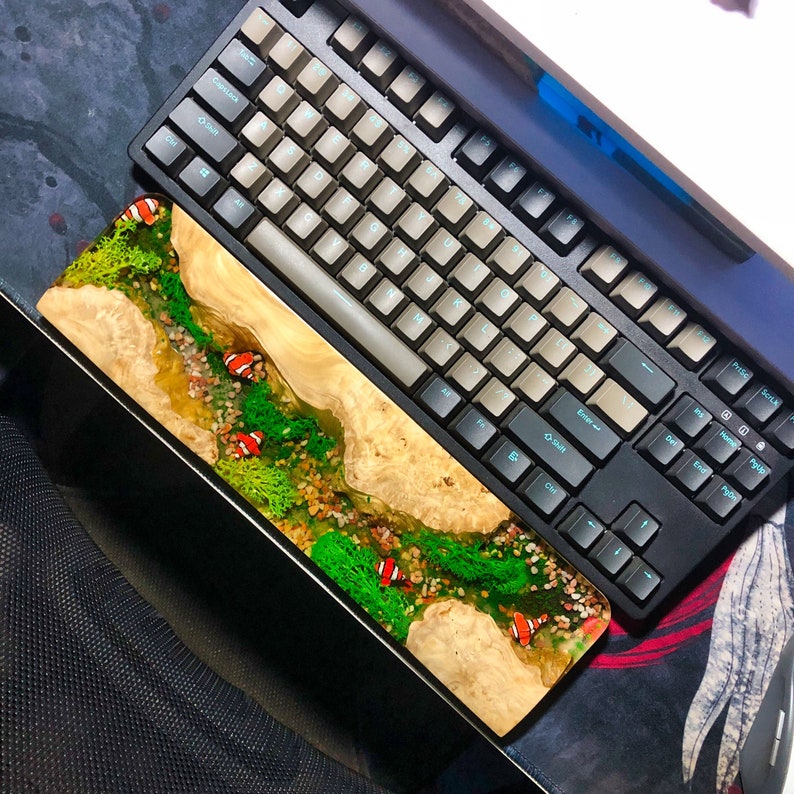 Custom River Resin Wrist Restfish Wrist Rest Etsy