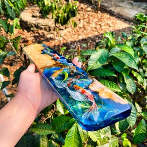 100% Keyboard Wrist Rest,3D Hand Painting Fish Wrist Rest,3d Fish Wrist Rest,Koi Fish Art,Best Gift For Him,Unique Gift image 3