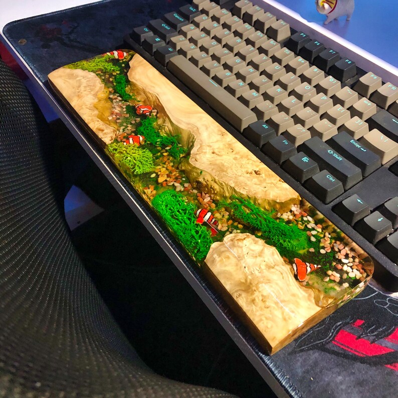 Custom River Resin Wrist Restfish Wrist Rest Etsy
