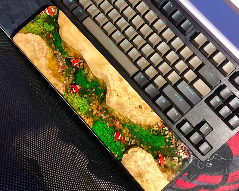 Custom River Resin Wrist Restfish Wrist Rest Etsy