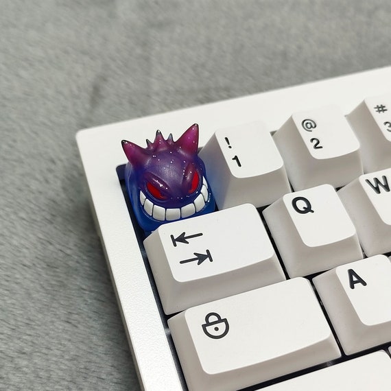 Gengar Resin Keycap, Custom Pokemon Artisan Keycap, Cherry MX