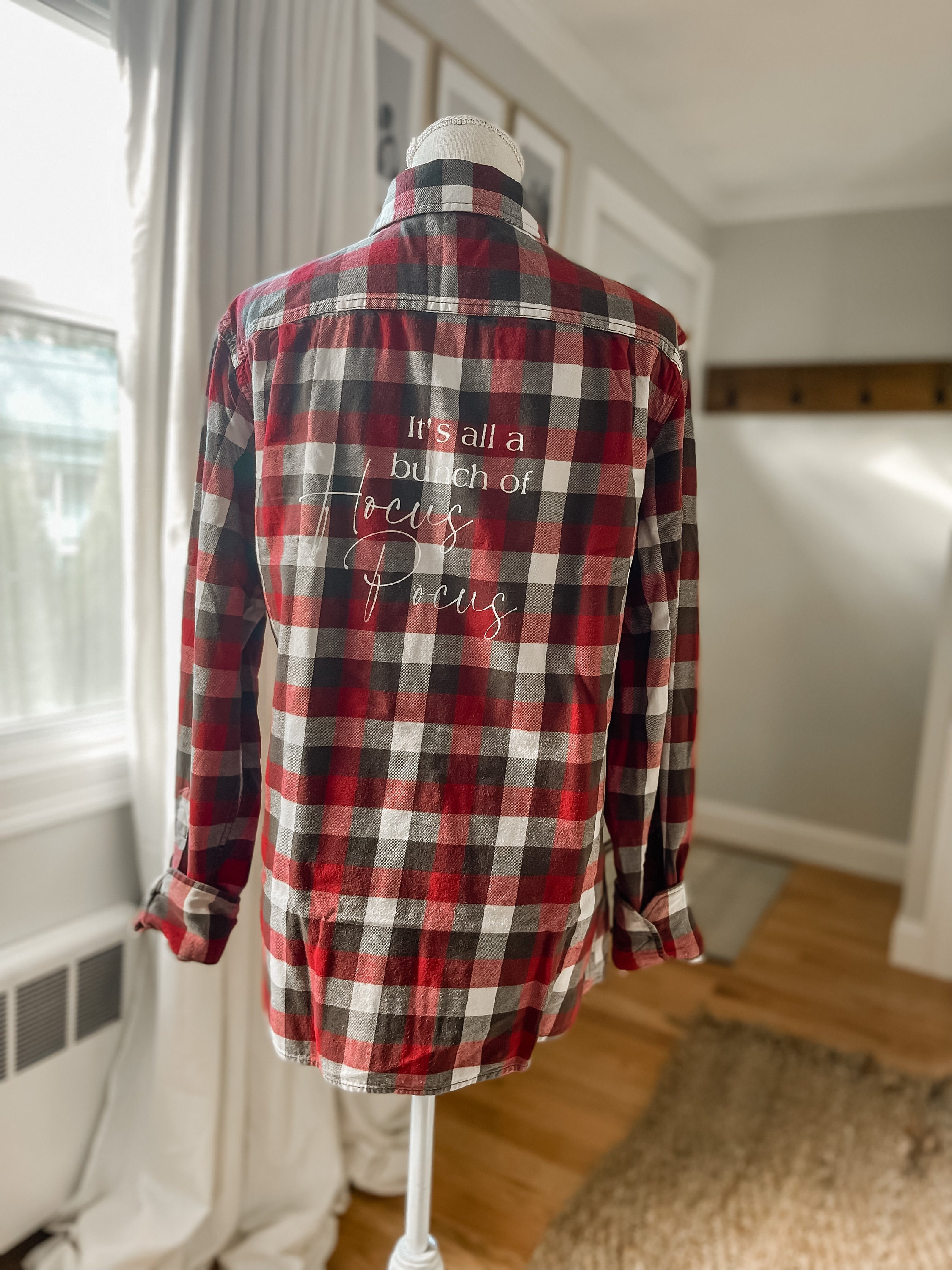 Red Flannel Hoodies - Etsy