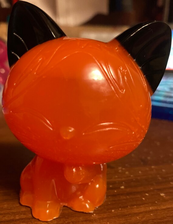 Orange cat with black ears Etsy