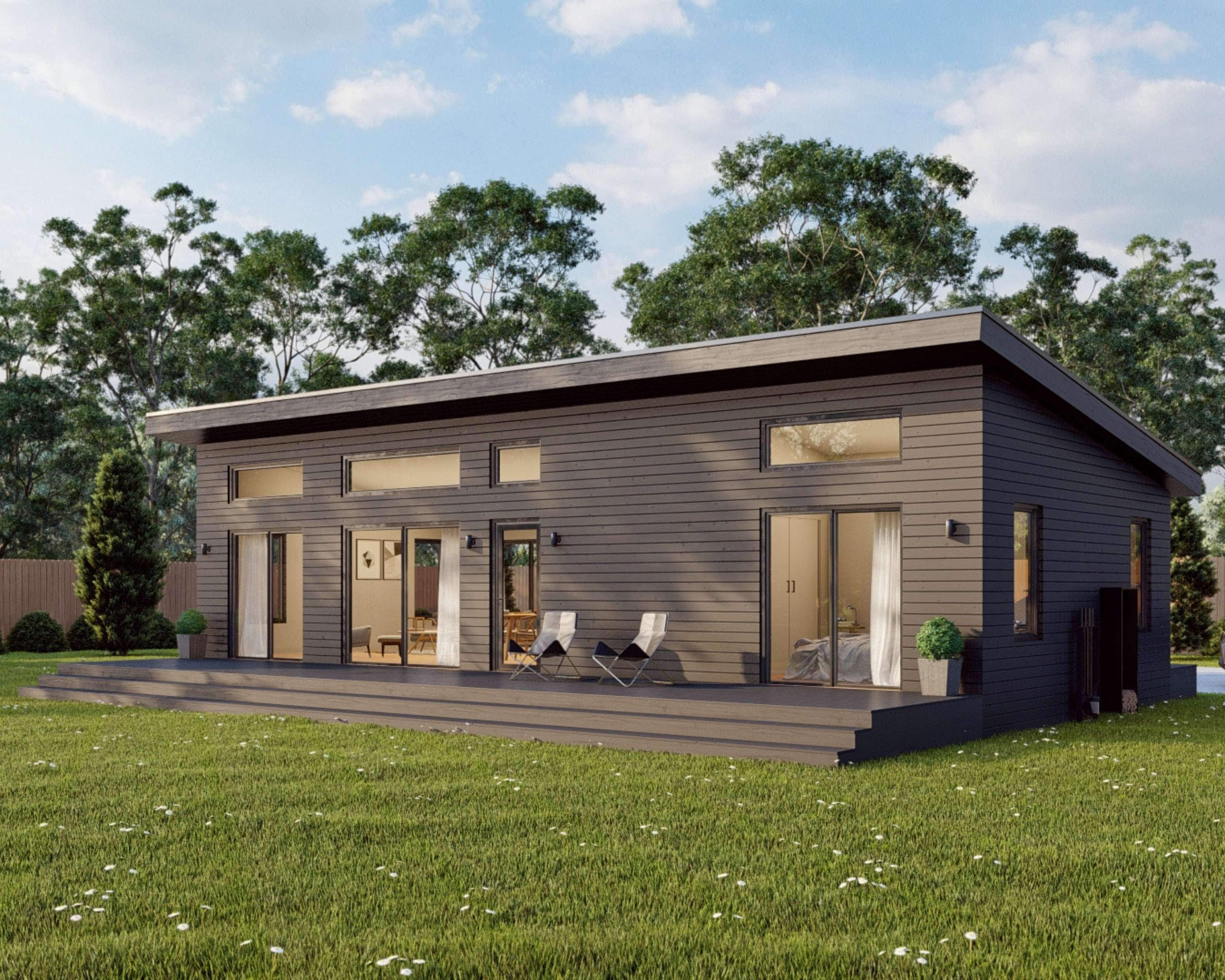 Modern Cabin House 20 X 44 880 Sq Ft Tiny House Architectural Plans modern-cabin-house-20-x-44-880-sq-ft-tiny-house-architectural-plans