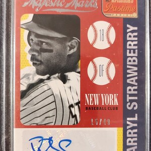 2013 Panini America's Pastime #MM-DS Darryl Strawberry Auto, #