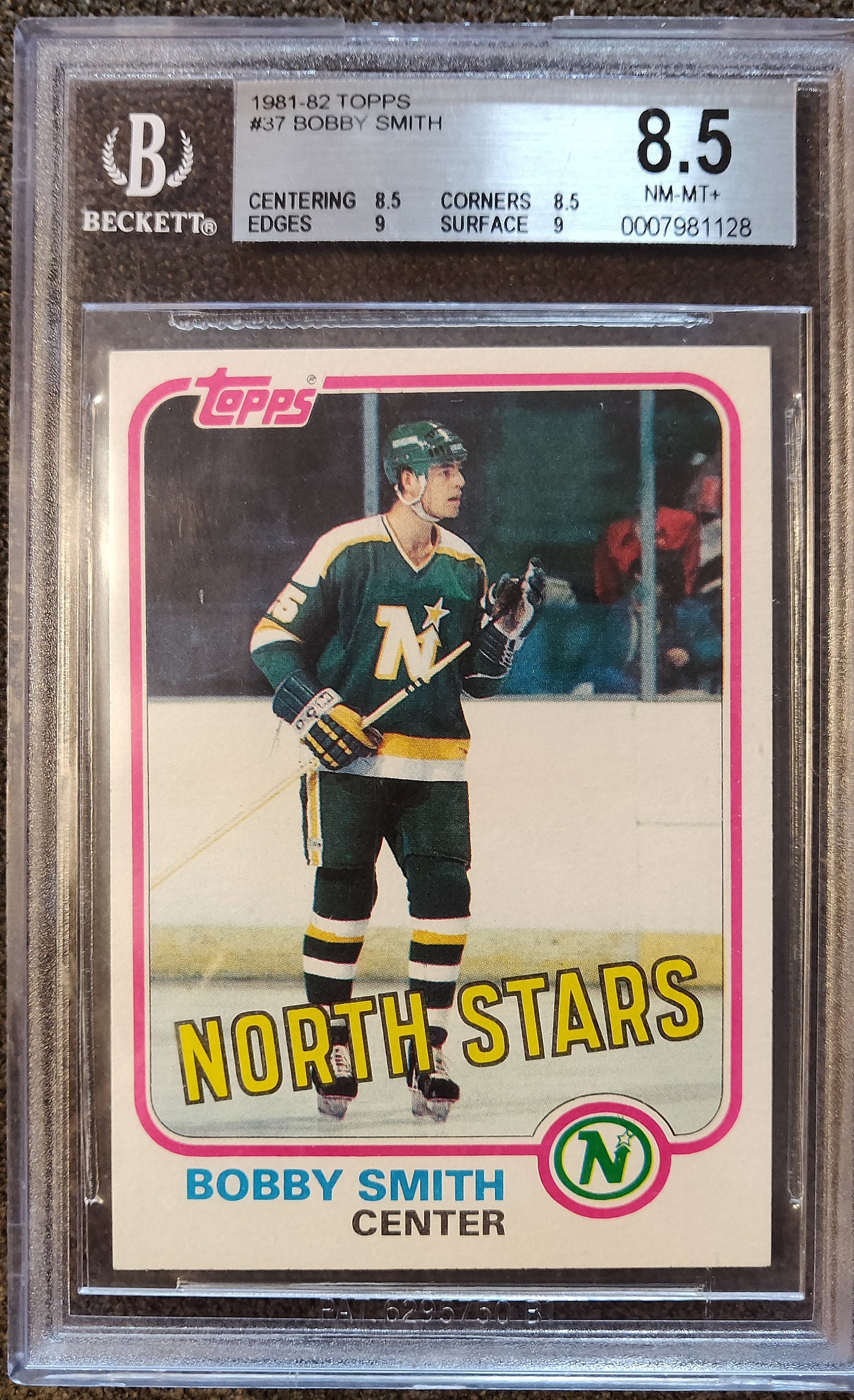 1981-82 Topps #5 Ray Bourque PSA 8 Graded Hockey Card NHL 1981