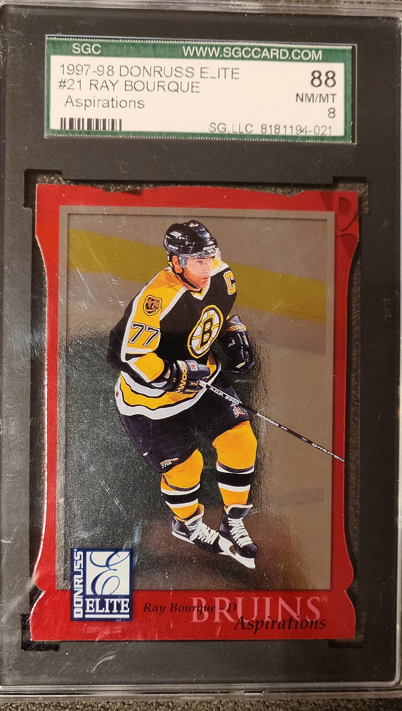 Ray Bourque Boston Bruins 1998 Starter Center Ice Authentic