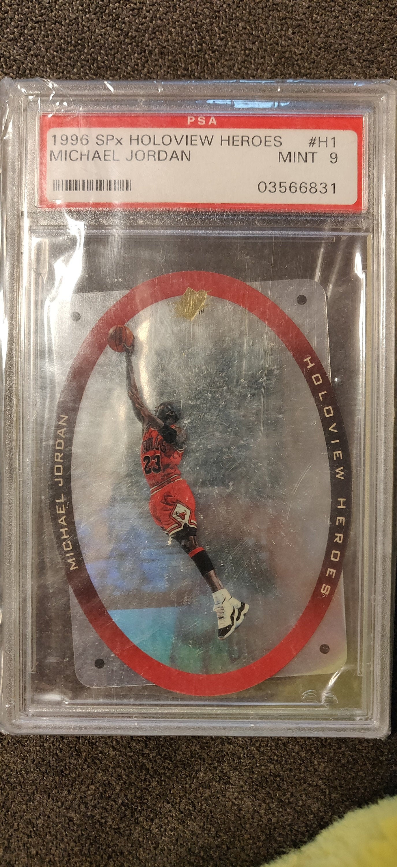 マイケルジョーダン HOLOVIEW HEROES NBA（1996-97 Upper Deck SPx #8 