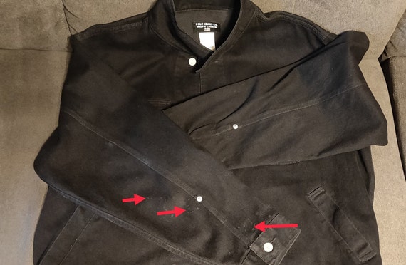 Polo Jeans Co. Ralph Lauren Men's Black Jean Jacket - Etsy