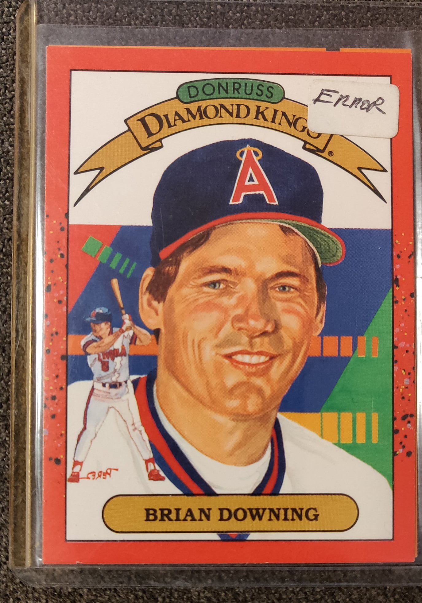 イチロー⭐DONRUSS⭐DIAMOND KINGS 1/1 1990 Donruss Diamond Kings #10 Brian Downing Error - Etsy
